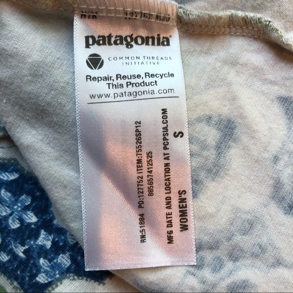 Patagonia Floral Print Margot Dress Size S - Picture 9 of 10